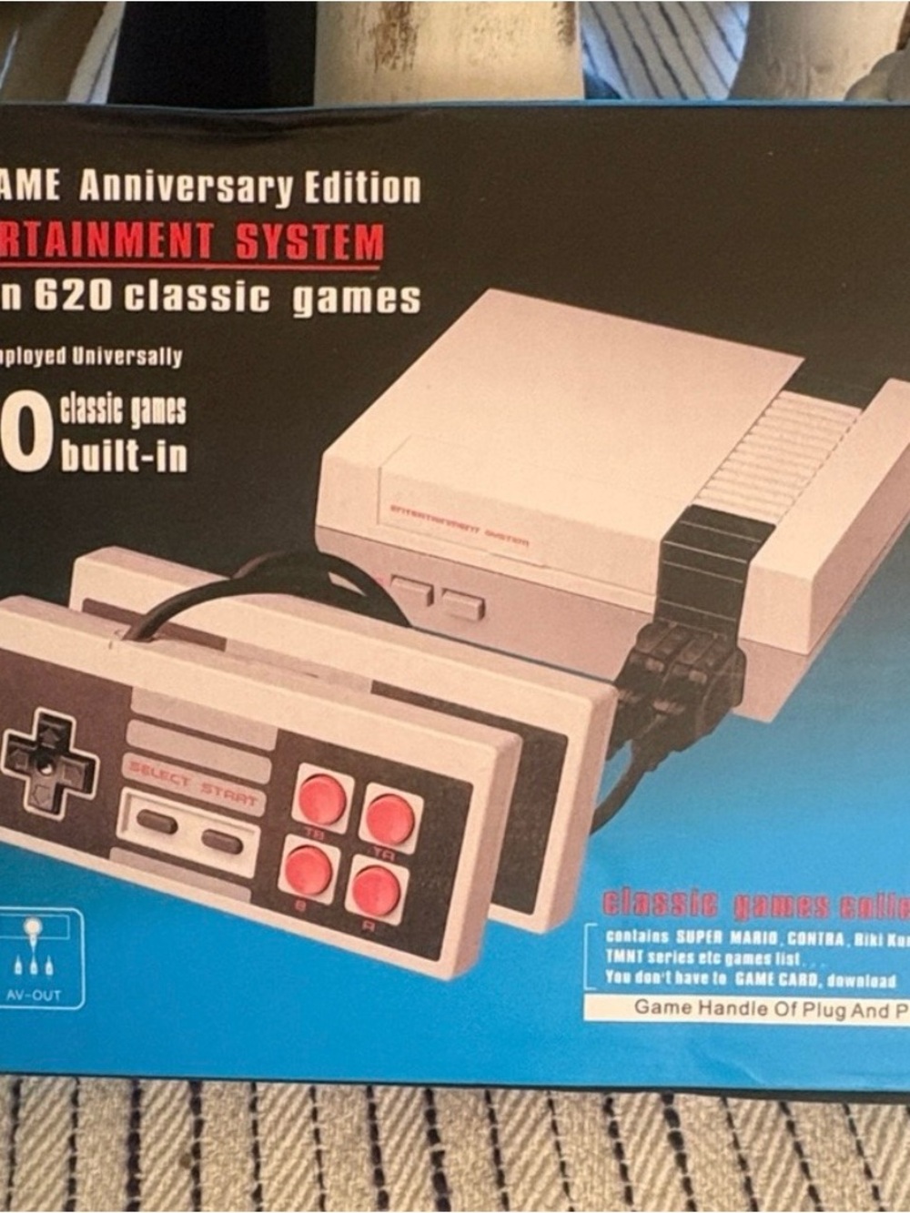 Classic Retro Gaming Console - White